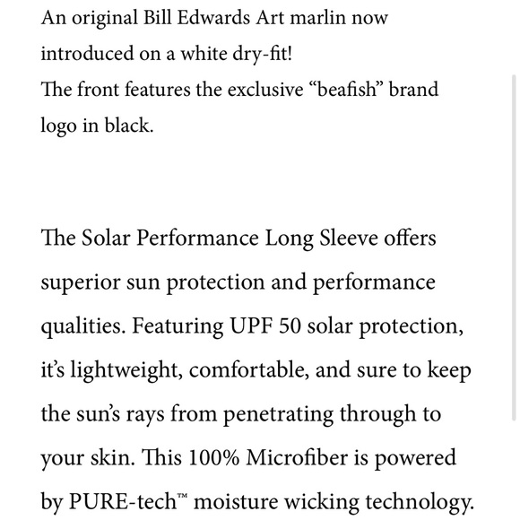 Men’s Beafish shirt - Picture 3 of 5